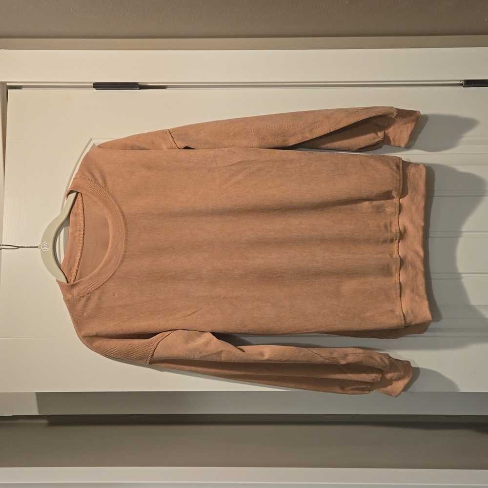 Dusty Rose Oversized Ribbed Sweater